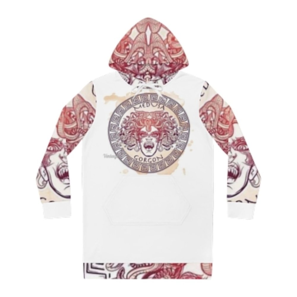 Women's Madusa Color Fuse Hoodie Dress (AOP)